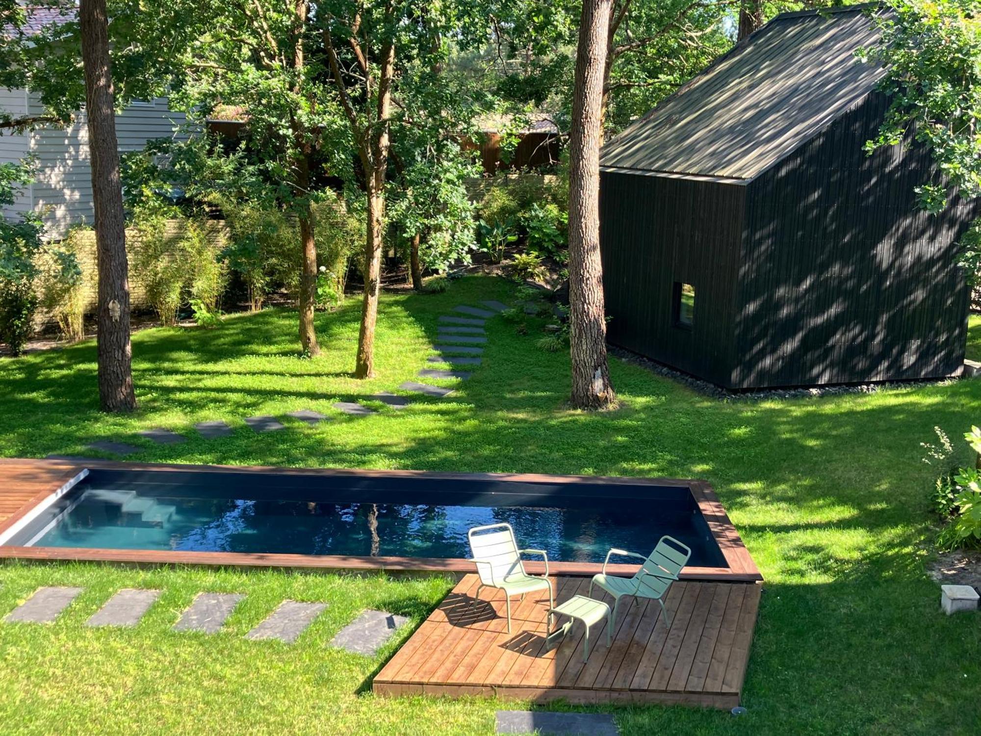 Nouveau - Ecolodge 'Calme Et Nature' - Avec Piscine Au Golf-Lac De Biscarrosse - Couchage 2 Personnes Dış mekan fotoğraf